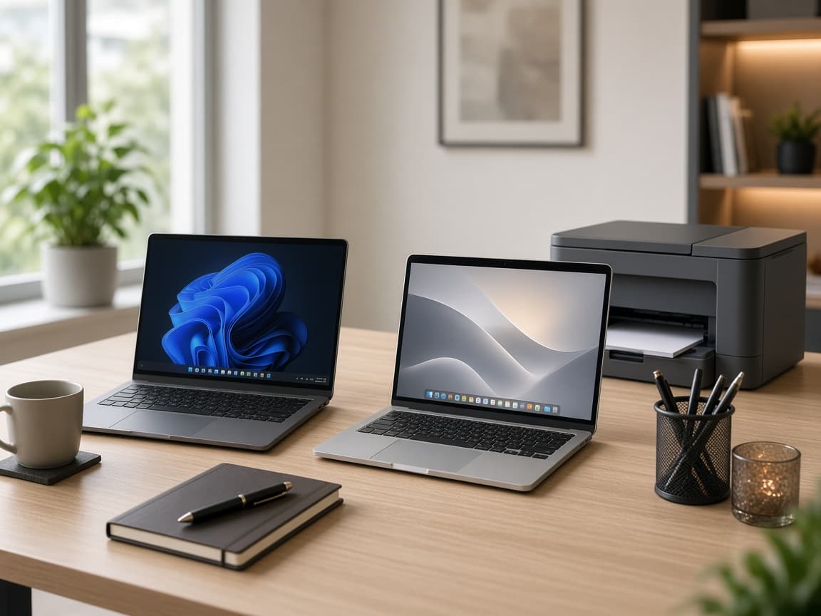 Windows and Mac print environment alignment